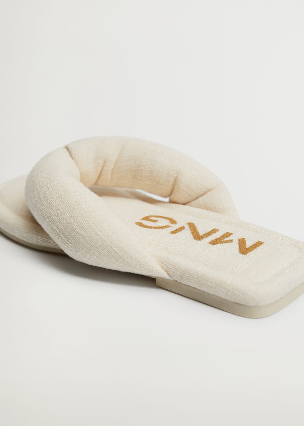 MANGO Cotton home slippers