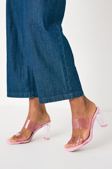 Next Vinyl Two Band Mules