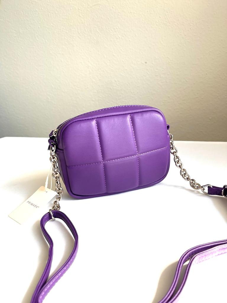 Primark purple mini bag