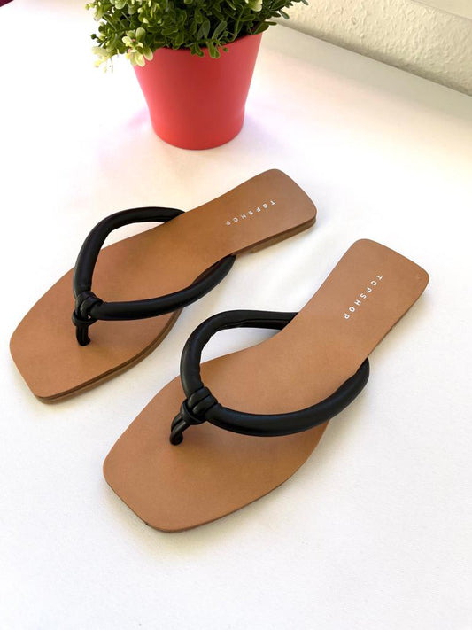 Topshop Poppy tubular thong sandals